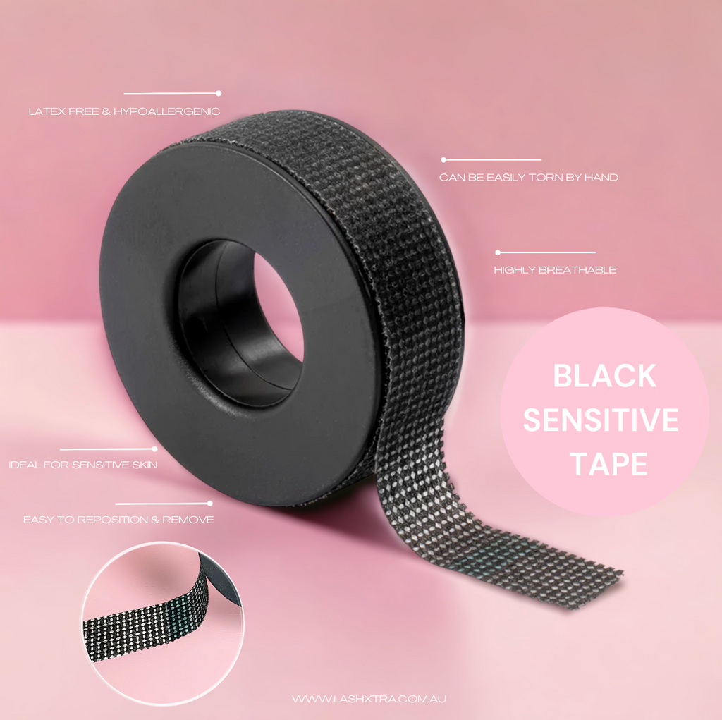 BLACK SENSITIVE LASH TAPE